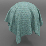 Мебельная ткань Шенилл бирюзовый цвет 142 см T4-61 варинант исполнения - 12 | Loft Concept в Тюмени