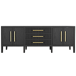 Большая VT-тумба Primo шпон Черный дуб варинант исполнения - 1 | Loft Concept в Тюмени