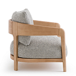 Кресло с каркасом из массива ясеня Deniaud Ash Grey Armchair варинант исполнения - 4 | Loft Concept в Тюмени