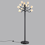 Торшер с плафонами из белых фарфоровых цветов на изогнутых ветвях Floralis варинант исполнения - 4 | Loft Concept в Тюмени