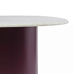 Журнальный столик овальный с мраморной столешницей Decor Showcase варинант исполнения - 3 | Loft Concept в Тюмени