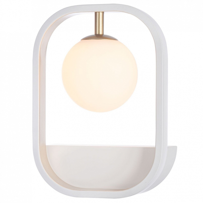 Бра Michele Ball Sconces Белый Золотой Серебряный Бра Michele Ball Sconces Белый Золотой Серебряный в Тюмени | Loft Concept
