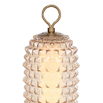 Настольная лампа с факутрным стеклянным плафоном Sonora варинант исполнения - 3 | Loft Concept в Тюмени