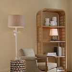 Настольная лампа с фигурным узором и трапециевидным абажуром Сonundrum варинант исполнения - 5 | Loft Concept в Тюмени