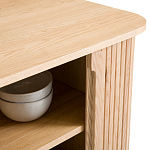 Длинный низкий буфет с 2-мя раздвижными дверцами Toinette Light Cupboard варинант исполнения - 13 | Loft Concept в Тюмени