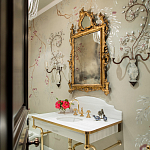 Обои ручная роспись Silk Tree Special Colourway on grey painted Xuan paper варинант исполнения - 2 | Loft Concept в Тюмени