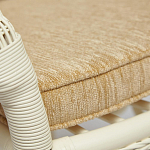 Комплект обеденный из ротанга Eloise grand white варинант исполнения - 12 | Loft Concept в Тюмени