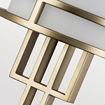 Бра с геометрическим каркасом и матовым белым цилиндрическим плафоном Feiss варинант исполнения - 3 | Loft Concept в Тюмени