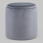 Пуф Alice Poof Grey Серый велюр варинант исполнения - 5 | Loft Concept в Тюмени