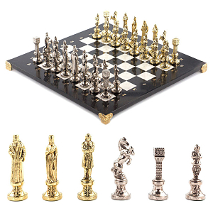 Шахматы Ренессанс с доской из натурального мрамора Decorative Thematic Chess