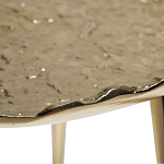 Столик журнальный металлический золотого цвета Modern Rethinking of Traditions варинант исполнения - 1 | Loft Concept в Тюмени