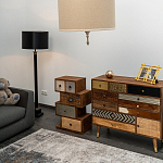 Тумба необычной формы с выдвижными ящиками Shift варинант исполнения - 4 | Loft Concept в Тюмени