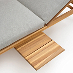 Садовый диван-трансофрмер Kate серый варинант исполнения - 3 | Loft Concept в Тюмени