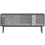 Длинная тумба с зеркальным декором Serena варинант исполнения - 12 | Loft Concept в Тюмени