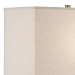 Настольная лампа с корпусом в форме кольца и прямоугольным абажуром French Ring варинант исполнения - 2 | Loft Concept в Тюмени