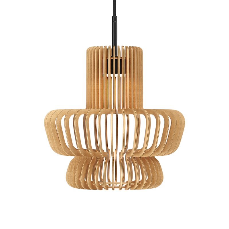 Подвесной светильник Namiki 14Вт 2700-4000К Черный Древесина в Тюмени | Loft Concept 