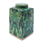 Ваза с малахитовым узором MALACHITE варинант исполнения - 2 | Loft Concept в Тюмени