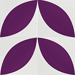 Дизайнерская плитка с узором Лепесток варинант исполнения - 1 | Loft Concept в Тюмени