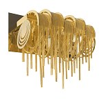 Бра с металлическими дугами и цепочками 33 см Atlantis Chain варинант исполнения - 7 | Loft Concept в Тюмени