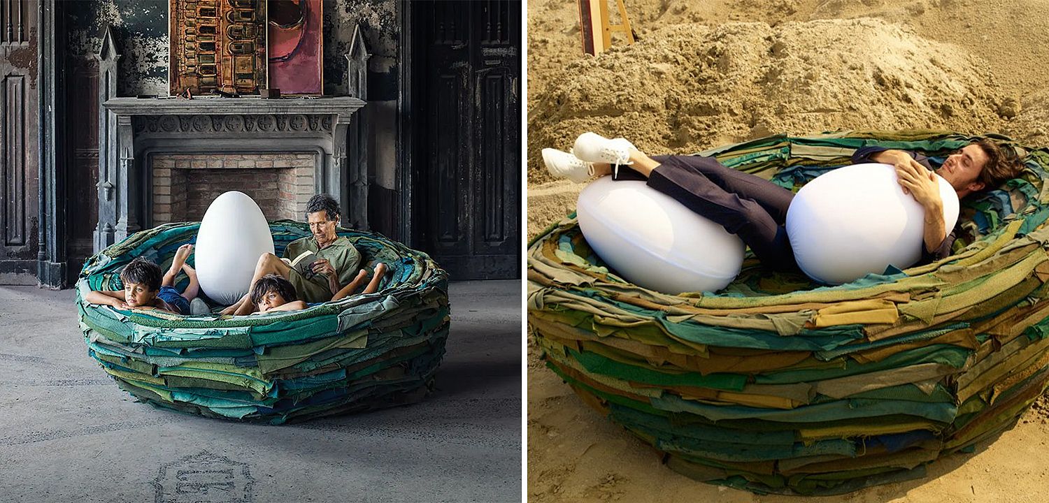 Дизайнерский Диван GUFRAM La Cova Nest by Gianni Ruffi Дизайнерский Диван GUFRAM La Cova Nest by Gianni Ruffi - Loft-Concept в Тюмени