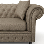 Мебельная ткань Шенилл коричневый цвет 138 см T4-21 варинант исполнения - 7 | Loft Concept в Тюмени