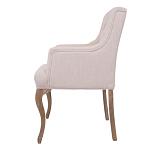 Кресло Mason Classical Armchair beige flax варинант исполнения - 1 | Loft Concept в Тюмени