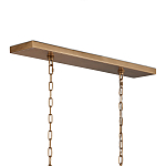 Люстра прямоугольная с каркасом золотого цвета Soft Glow Lamps варинант исполнения - 5 | Loft Concept в Тюмени