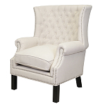 Кресло Charlie Armchair beige flax варинант исполнения - 3 | Loft Concept в Тюмени