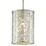 Подвесной светильник в форме цилиндра Speckled Mirror Plates варинант исполнения - 2 | Loft Concept в Тюмени