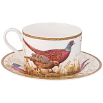 Чайная пара из фарфора 300 мл Hunting Porcelain Collection варинант исполнения - 1 | Loft Concept в Тюмени