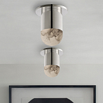 Потолочный светильник светодиодный с плафоном из натурального камня Purgatory варинант исполнения - 4 | Loft Concept в Тюмени