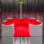 Дизайнерский модульный диван Poltronova Safari Sofa варинант исполнения - 13 | Loft Concept в Тюмени