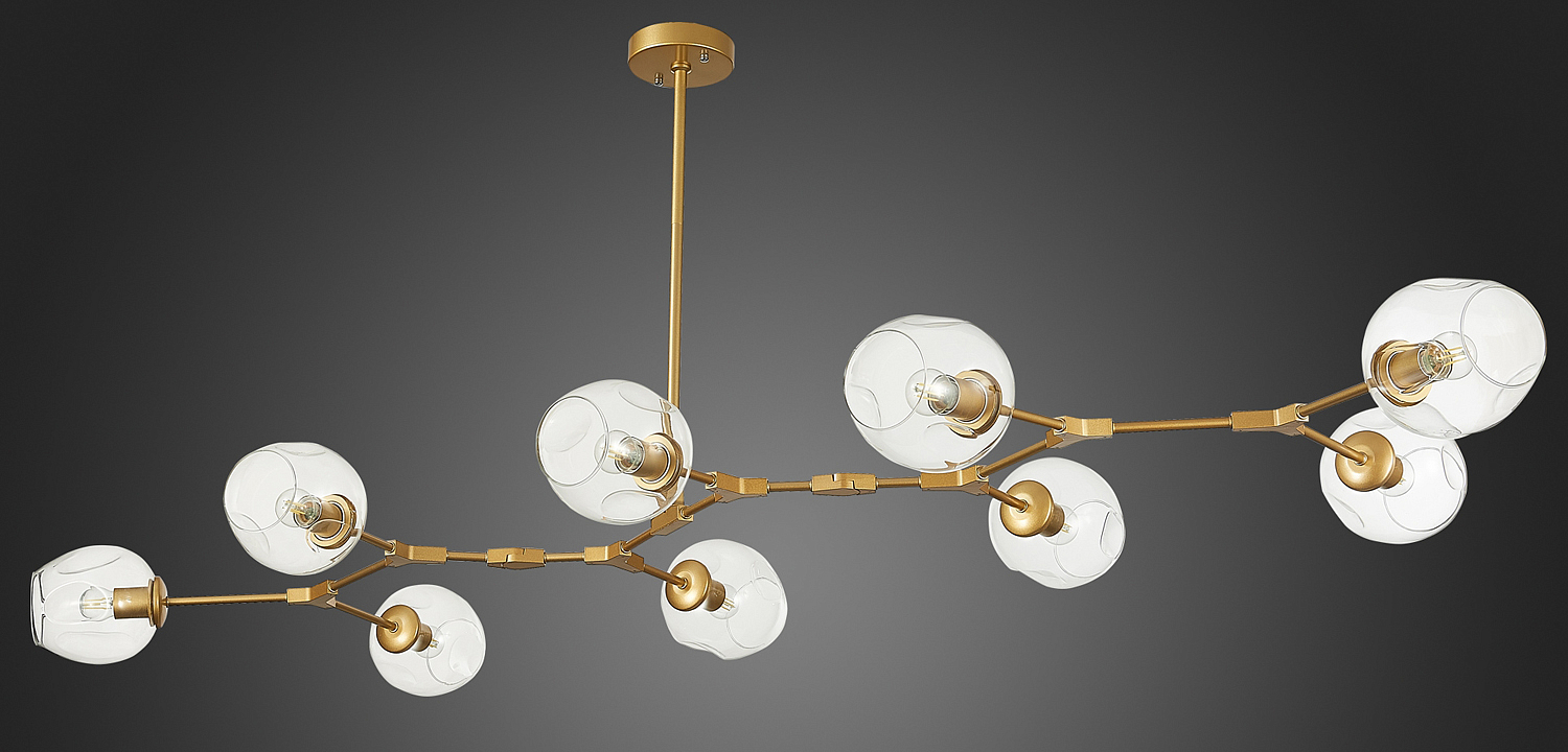 Люстра Branching Bubble Chandelier 9 gold Люстра Branching Bubble Chandelier 9 gold - Loft-Concept в Тюмени