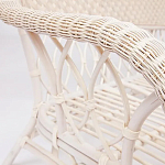 Комплект уличной мебели из ротанга Eloise белый варинант исполнения - 4 | Loft Concept в Тюмени