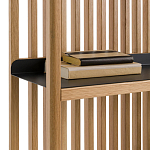 Стеллаж из дерева и метала Furniture Gutter and Lattice Rack варинант исполнения - 5 | Loft Concept в Тюмени