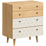 Комод с принтом на ящиках Elise Chest of Drawers варинант исполнения - 15 | Loft Concept в Тюмени