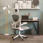 Кресло для компьютерного стола Easement Grey&White варинант исполнения - 10 | Loft Concept в Тюмени