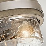 Потолочный светильник с прозрачным стеклянным плафоном с эффектом пузырьков Kichler варинант исполнения - 2 | Loft Concept в Тюмени