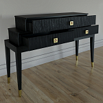 Премиальная Консоль с тремя ящиками Elsa Dreams Black варинант исполнения - 2 | Loft Concept в Тюмени