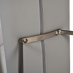 Стул барный серый с обивкой из экокожи Special Support варинант исполнения - 4 | Loft Concept в Тюмени