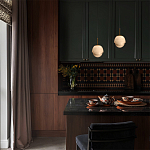 Подвесной светильник из белого алебастра Cryptocrystalline Stone варинант исполнения - 8 | Loft Concept в Тюмени