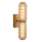 Бра с факутрным стеклянным плафоном Шампань Sonora варинант исполнения - 1 | Loft Concept в Тюмени