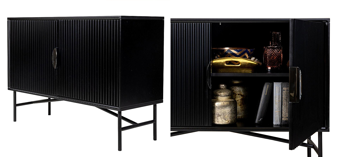 Комод Antique Order Черный 110 см Комод Antique Order Черный 110 см - Loft-Concept в Тюмени
