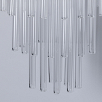 Бра с круглым основанием и длинными прозрачныи стеклянными трубками Nembus варинант исполнения - 7 | Loft Concept в Тюмени