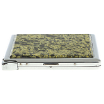 Портсигар на 10 сигарет с газовой зажигалкой из натурального камня Змеевик Светлый Stone Cigarettes Cases варинант исполнения - 5 | Loft Concept в Тюмени