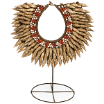 Этническое ожерелье из ракушек на подставке Ethnic Necklace Sharp Shells варинант исполнения - 1 | Loft Concept в Тюмени