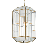 Подвесной светильник с рельефным стеклом Embossed Glass варинант исполнения - 2 | Loft Concept в Тюмени