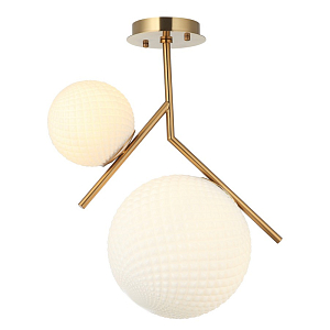 Потолочный светильник Perforated Bubbles с белым плафоном