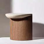 Дизайнерский журнальный стол полукруглой формы Pokun варинант исполнения - 2 | Loft Concept в Тюмени