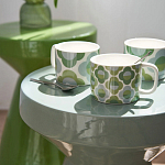 Приставной стол из керамики Manufacto Green варинант исполнения - 5 | Loft Concept в Тюмени